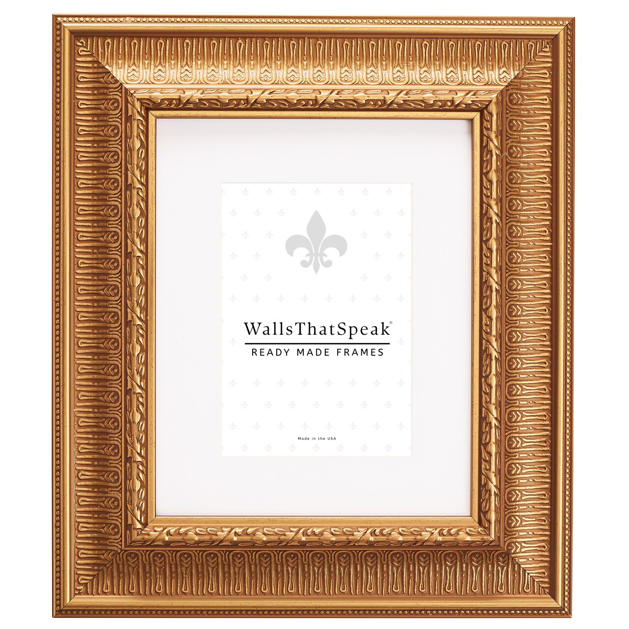 16x20 Matted Picture Frame, Maximus 2.625 Inch Polystyrene Moulding, Wall Display Frame for Art, Posters, or Photos by wallsthatspeak